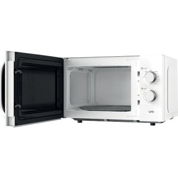 Life 221-0501 Microgrill 25 Φούρνος Μικροκυμάτων με Grill 25lt Λευκός